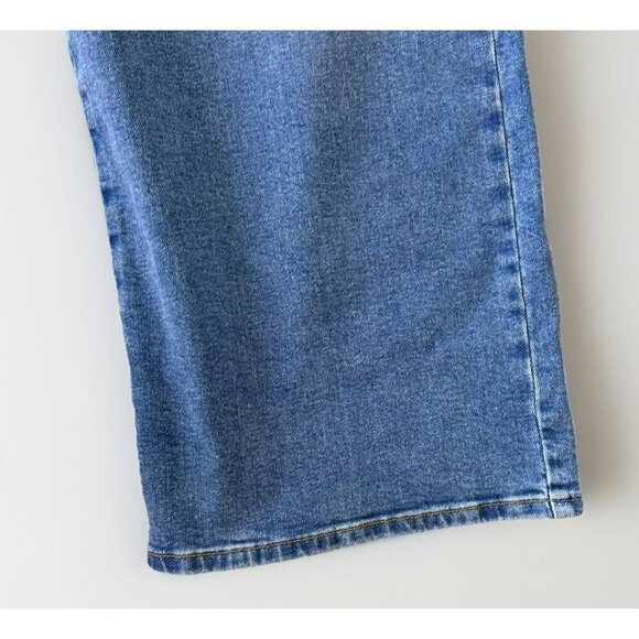 Boden Denim Jeans Wide Leg Size 6 Womens Pants High Rise Mom Jean Blue - Picture 3 of 8